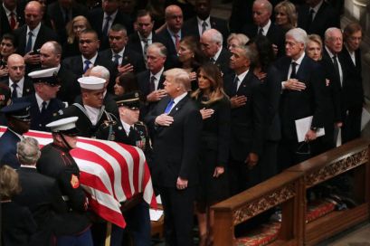 State Funeral Held For George H.W. Bush At The Washington National Cathedral